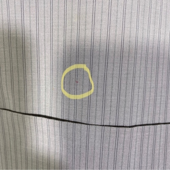 Mossimo women's size 10 office dress capris gray pinstripe midrise - Picture 8 of 8